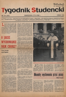 Tygodnik studencki "Politechnik", 1968, nr 30 (414)