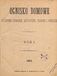 Ognisko Domowe, 1884.10.01, nr 19