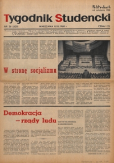 Tygodnik studencki "Politechnik", 1968, nr 36 (420)