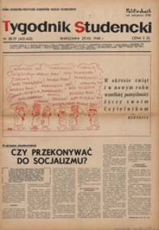 Tygodnik studencki "Politechnik", 1968, nr 38-39 (422-423)