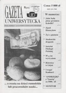 Gazeta Uniwersytecka, 1994, nr 8 (31)