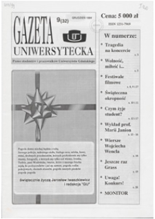 Gazeta Uniwersytecka, 1994, nr 9 (32)
