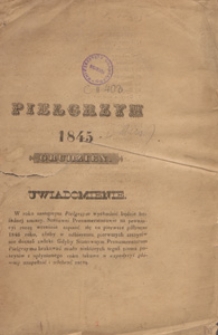Pielgrzym : pismo poświęcone filozofii, historyi i literaturze, 1845, t. 4, grudzień