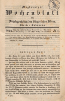 Magdeburger Wochenblatt für Angelegenheiten des Bürgerlichen Lebens, 1846, Nr 35