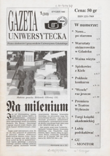 Gazeta Uniwersytecka, 1995, nr 1 (33)