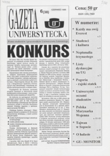 Gazeta Uniwersytecka, 1995, nr 6 (38)