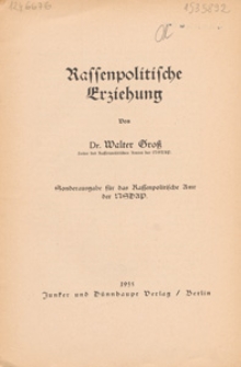 Rassenpolitische Erziehung