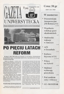 Gazeta Uniwersytecka, 1995, nr 7 (39)