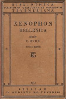 Xenofōntos Ellīnika = Xenophontis Historia Graeca