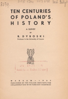Ten centuries of Poland's history