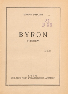 Byron : studjum