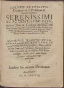 Carmen Elegiacvm. De aduentu in Prussiam & Ciuitatem Dantiscum Serenissimi Ac Potentissimi Principis ac Domini, D[omi]nj Sigismundi, Electi Regis Poloniæ [...]