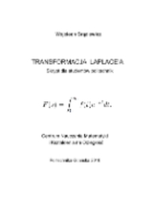 Transformacja Laplace'a : skrypt dla studentów politechnik