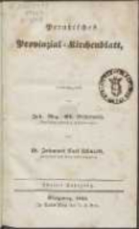 Preussisches Provinzial-Kirchenblatt 1840