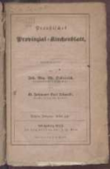 Preussisches Provinzial-Kirchenblatt 1844