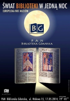 NOC MUZEÓW 2014 w PAN BIBLIOTECE GDAŃSKIEJ