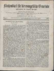 Kirchenblatt f&uuml;r die Evangelische Gemeinde Insbesondere der Provinz Preu&szlig;en 1862