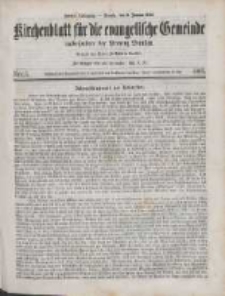 Kirchenblatt für die Evangelische Gemeinde Insbesondere der Provinz Preußen 1863