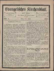 Kirchenblatt für die Evangelische Gemeinde Insbesondere der Provinz Preußen 1866