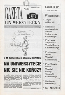 Gazeta Uniwersytecka, 1996, nr 4 (45)