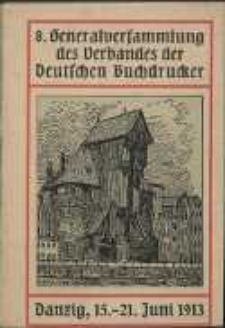8. Generalversammlung des Verbandes der Deutschen Buchdrucker