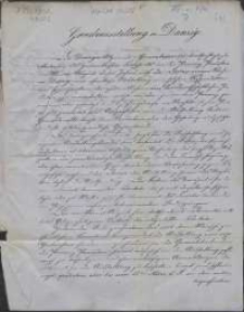 Gewerbeausstellung in Danzig : [Aufforderung des Danziger Allgemeinen Gewerbe-Vereins zur Betheiligung an der Gewerbe-Ausstellung in Danzig im Jahre 1858]