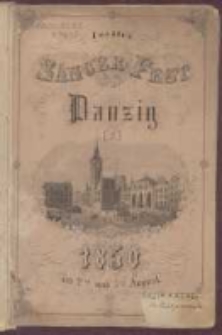 Zweites Sanger-Fest zu Danzig 1850 am 2ten und 3ten August. 2.