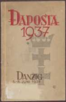 Daposta 1937 : Danziger Landes-Postwertzeichen-Austellung vom 6. bis 8. Juni 1937 [...]