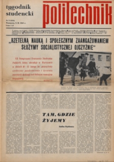 Tygodnik studencki "Politechnik", 1969, nr 5 (428)