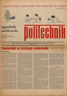 Tygodnik studencki "Politechnik", 1969, nr 9 (432)