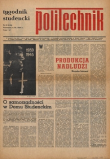 Tygodnik studencki "Politechnik", 1969, nr 13 (436)