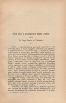 Kilka słów o plombowaniu zębów złotem