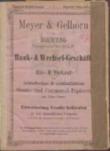 Neuer Wohnungs-Anzeiger nebst Allgem[eine] Geschäfts-Anzeiger von Danzig und den Vorstädten für [...] 1870