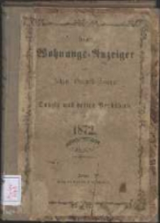 Neuer Wohnungs-Anzeiger nebst Allgem[eine] Geschäfts-Anzeiger von Danzig und den Vorstädten für [...] 1872
