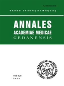 Annales Academiae Medicae Gedanensis, 2013, t. 43