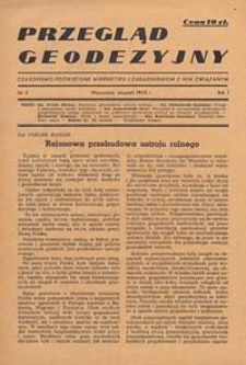 Przegląd Geodezyjny : czasopismo poświęcone miernictwu i zagadnieniom z nim związanym 1945 R. 1 nr 2