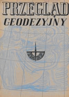 Przegląd Geodezyjny : czasopismo poświęcone miernictwu i zagadnieniom z nim związanym 1947 R. 3 nr 6-7