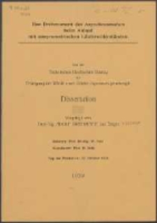 Das Drehmoment des Asynchronmotors beim Anlauf mit unsymmetrischen Läuferwiderständen /