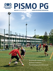 Pismo PG : Forum Społeczności Akademickiej, 2016, R. 23, Nr 5 (Maj)