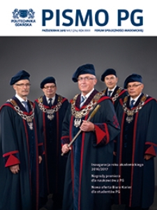 Pismo PG : Forum Społeczności Akademickiej, 2016, R. 23, Nr 7 (Październik)