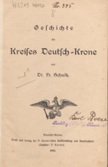 Geschichte des Kreises Deutsch-Krone