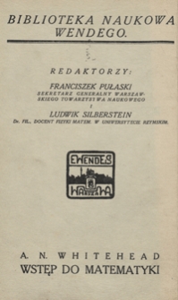 Wstęp do matematyki