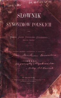 Słownik synonimów polskich.T. 1-2