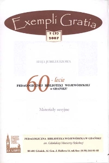 Exempli Gratia, 2007, nr 1 (3)