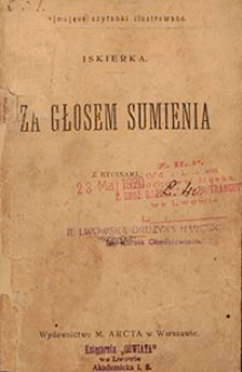 Za głosem sumienia : z rycinami