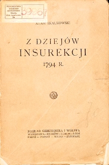 Z dziejów insurekcji 1794 r.
