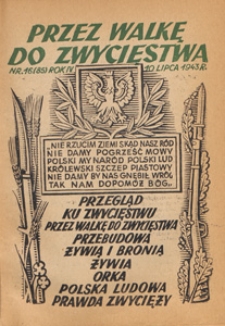 Przez Walkę do Zwycięstwa, 1943.08.20, nr 17 (86)