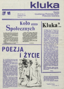 Kluka : gazeta Uczelnianego Parlamentu SZSP Politechniki Gdańskiej, IV 1978, nr 2