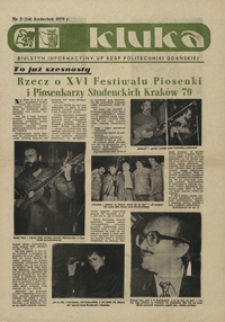 Kluka : biuletyn informacyjny UP SZSP Politechniki Gdańskiej, IV 1979, nr 3 (14)