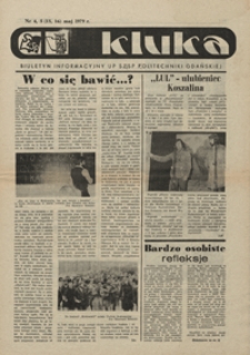Kluka : biuletyn informacyjny UP SZSP Politechniki Gdańskiej, V 1979, nr 4, 5 (15, 16)